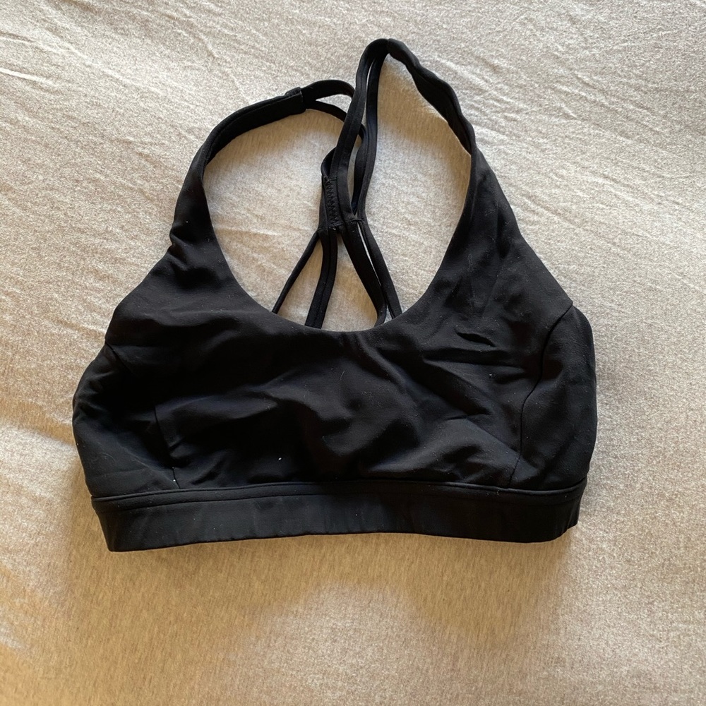 Lululemon size 4 black bra